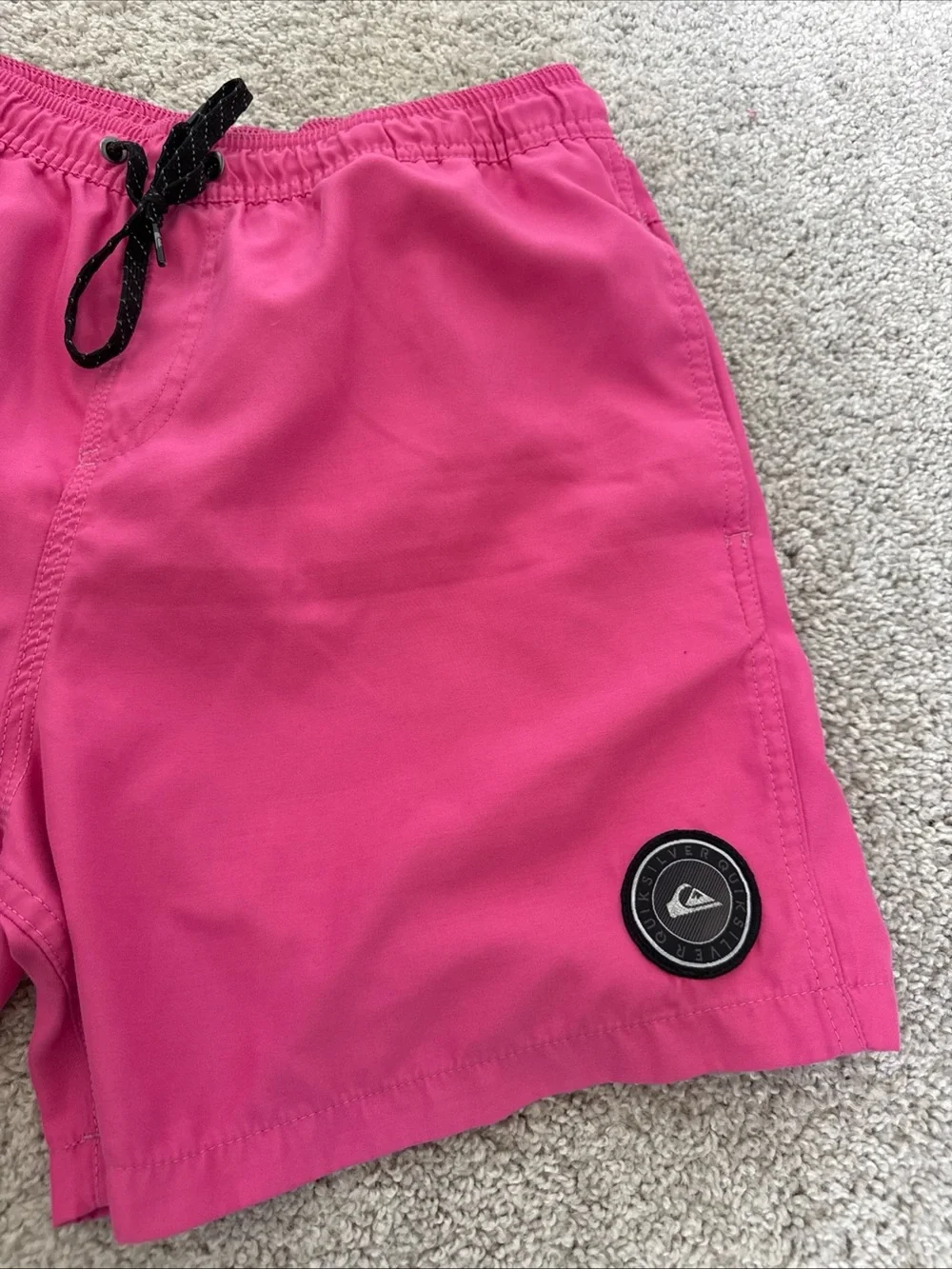 Quicksilver‎ Mens Everyday Volley 15 Shorts Pink Size M Drawstring Soft Swim